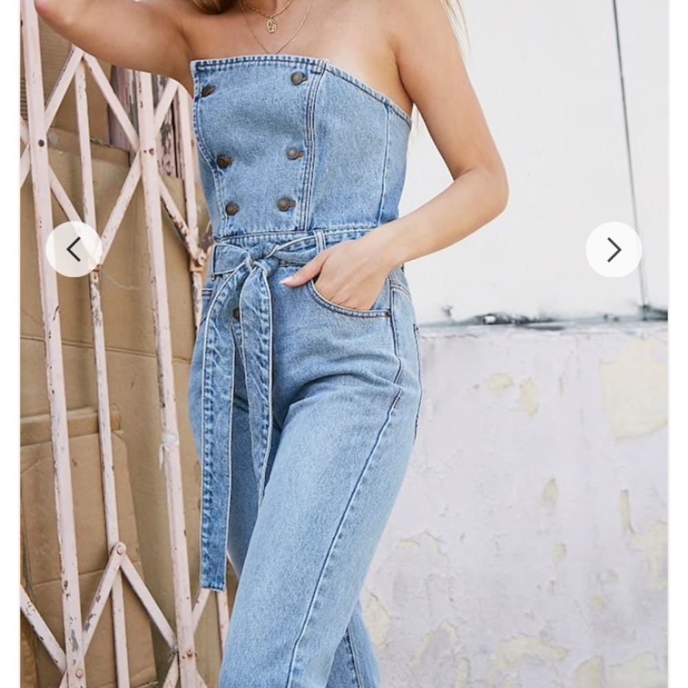 A denim jumper